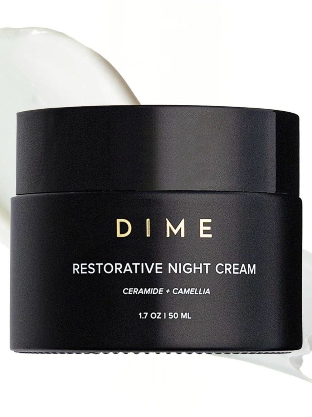 NIB DIME Beauty Restorative Night Cream Ceramide Camellia Overnight Moisturizer